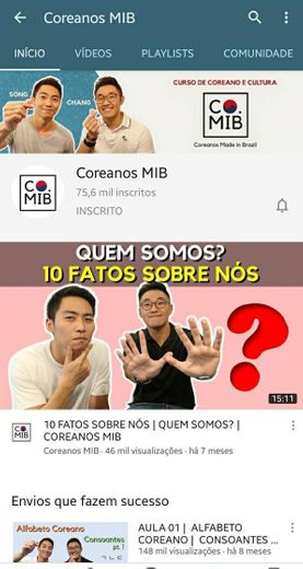 Coreanos MIB - YouTube