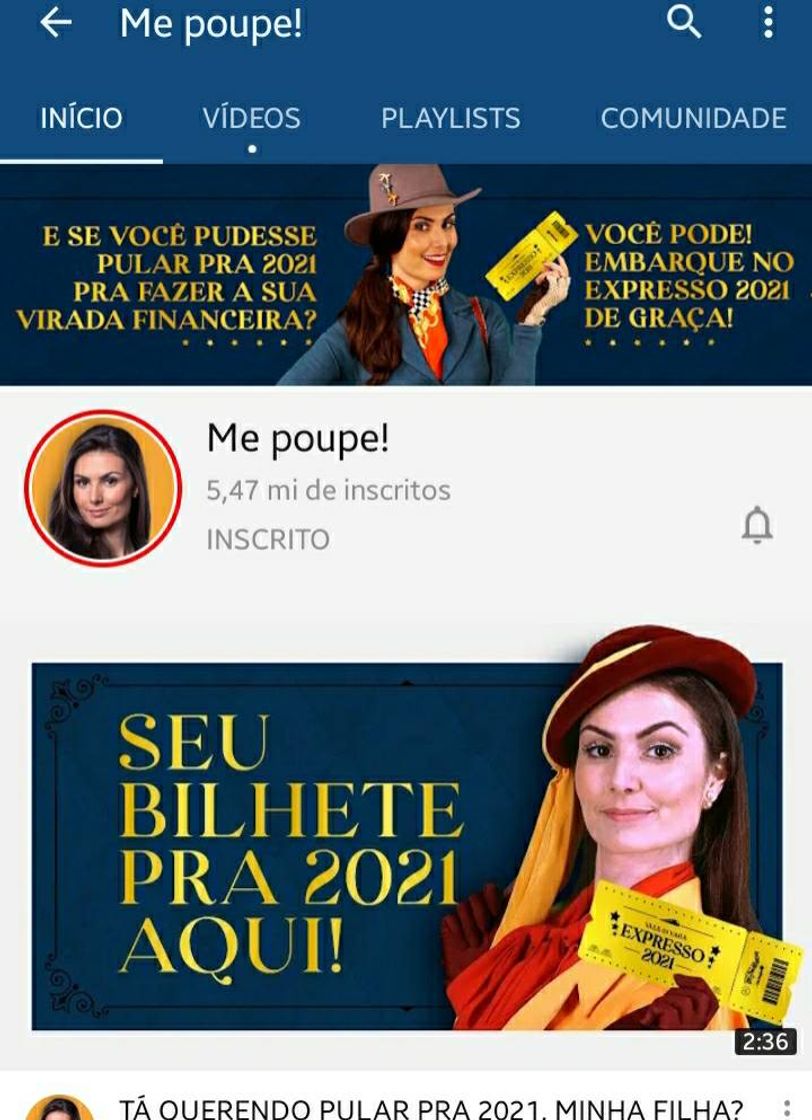 Social Canais do YouTube 