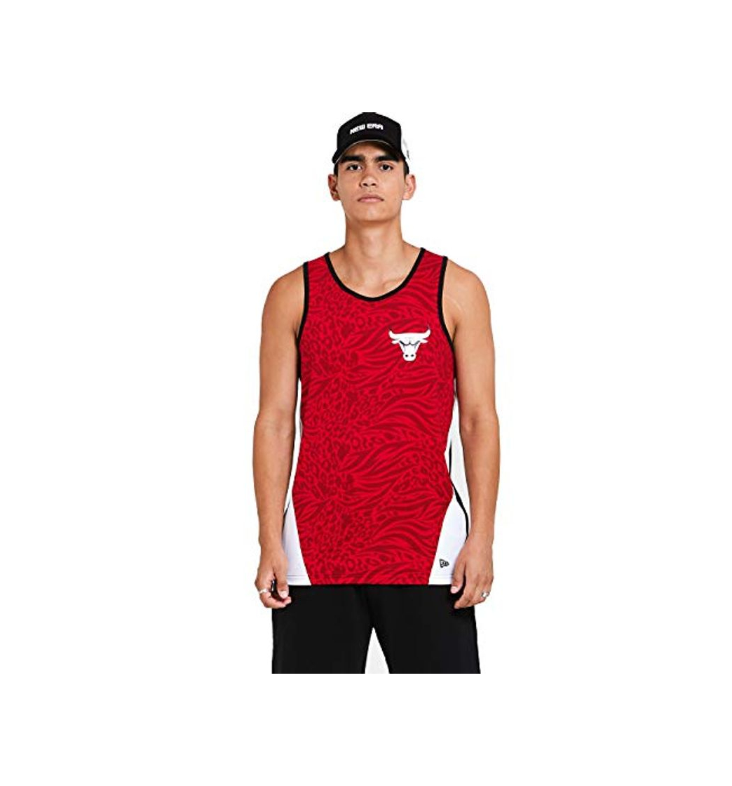 Moda New Era Chicago Bulls NBA Shirt Tanktop Basketball Fanshirt Trikot Rot