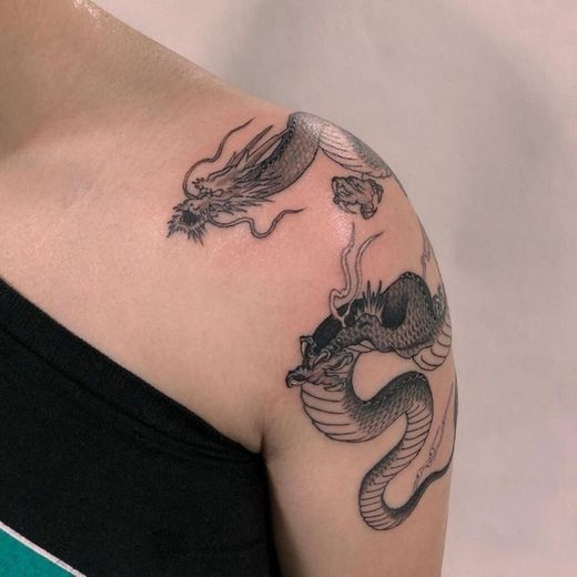 tattoo dragão chinês 