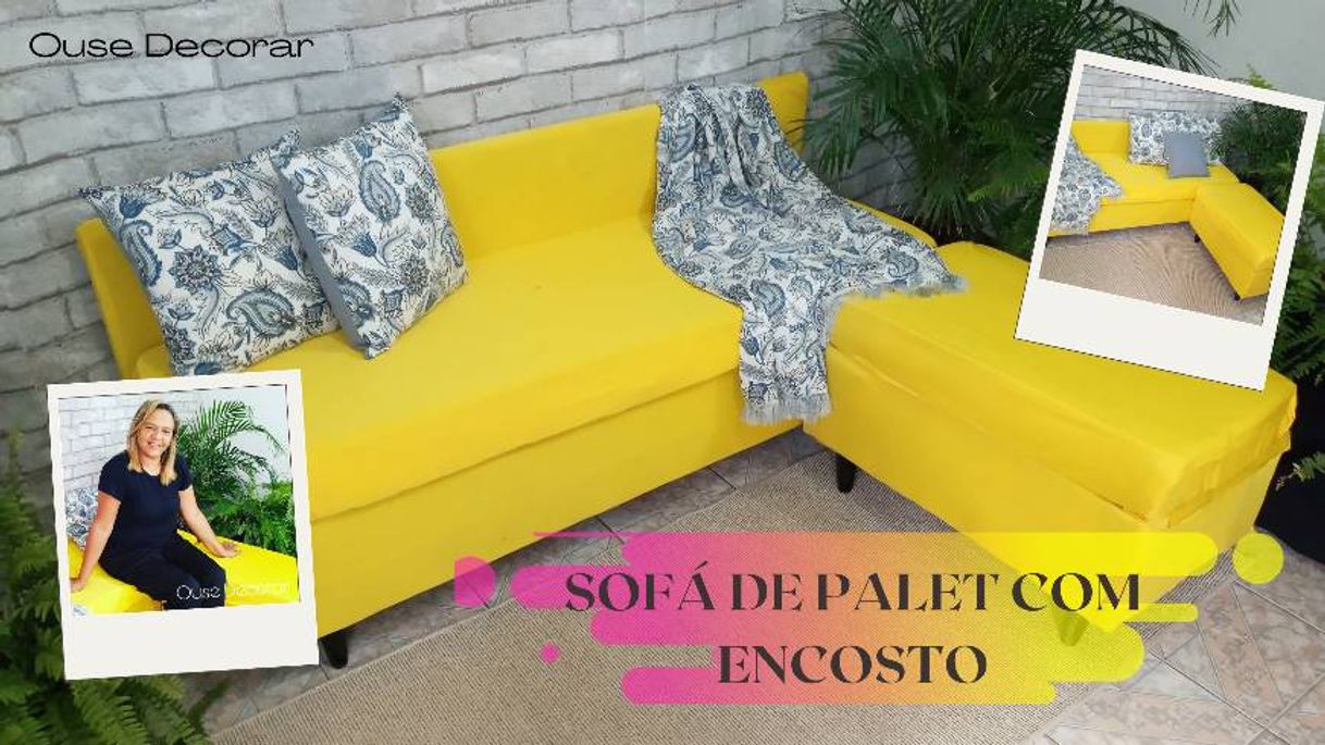 Moda Como fazer sofá de palet com encosto e estilo chaise - YouTube