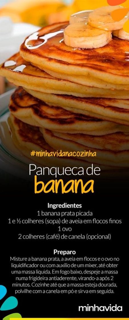 Moda Receita de panqueca de banana 🍌