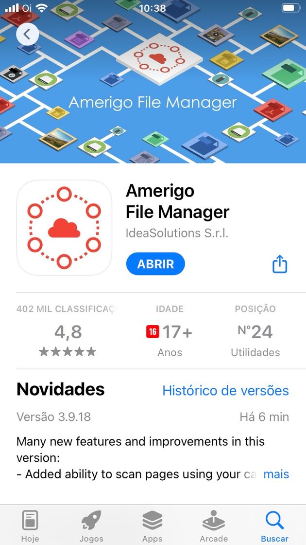 Fashion ‎Amerigo File Manager na App Store