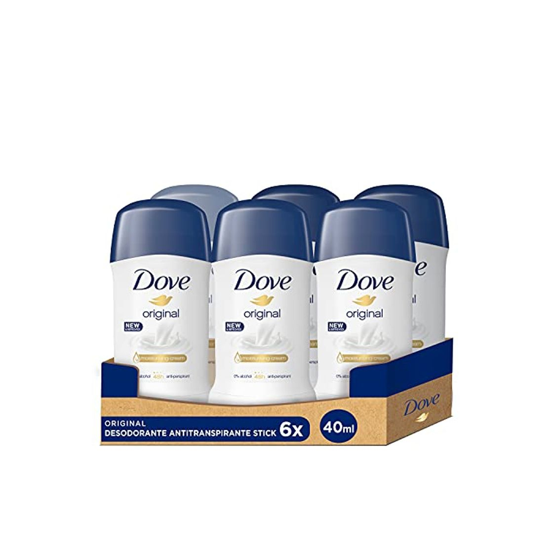 Social Antitranspirante Dove Deo Cremestick Original