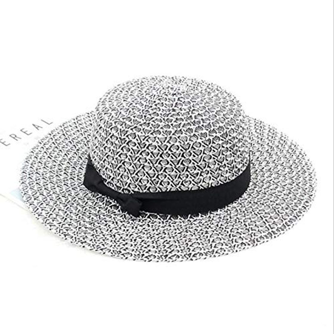 Product SHENJINGLI Sombrero de Visera Moda Palha Chapéus De Aba Cap Larga Verão