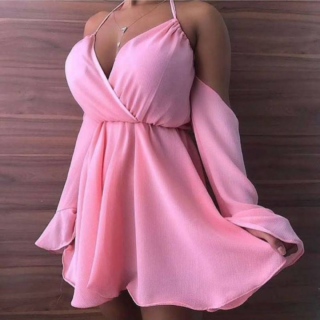 Fashion Vestido crepe