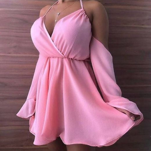 Vestido crepe