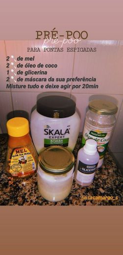 Receitinhas para o cabelo