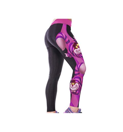 Leggins Deportes Mujer 3D Impresión Búho Deportes Pantalón Yoga Mallas Medias Deportivas