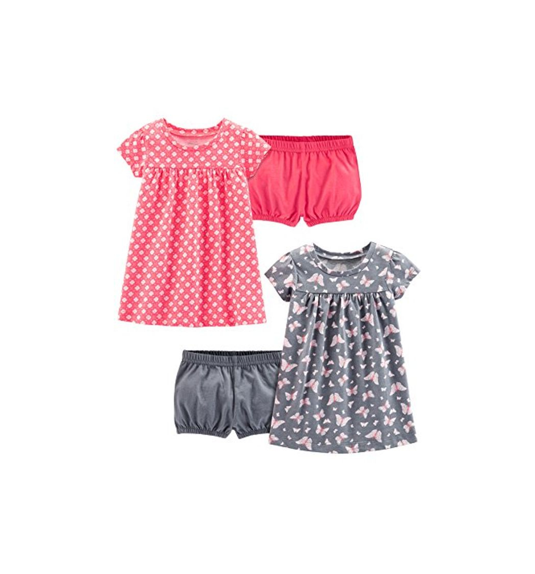 Moda Simple Joys by Carter's 2-pack Short-sleeve and Sleeveless Dress Sets Vestido informal