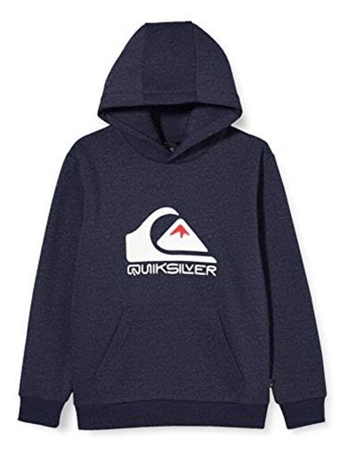 Quiksilver Big Logo - Sudadera con Capucha para Niños 8-16 Sudadera con