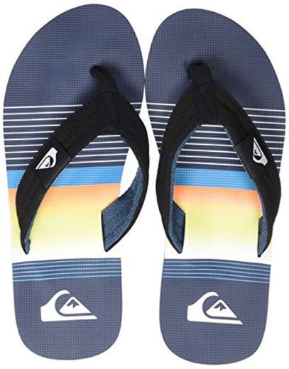 Quiksilver Molokai Layback, Zapatos de Playa y Piscina para Hombre, Azul