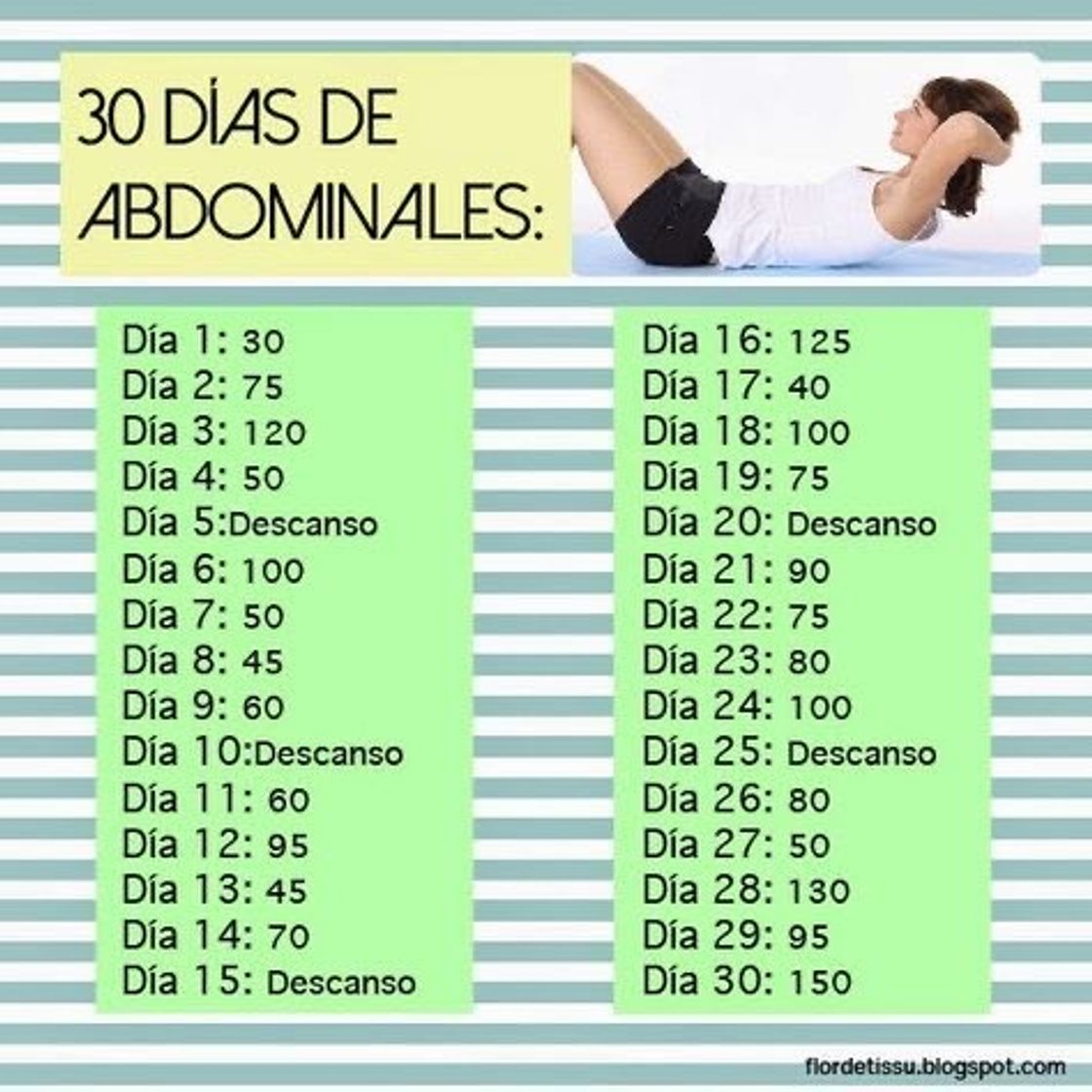 Moda Abdominal treino