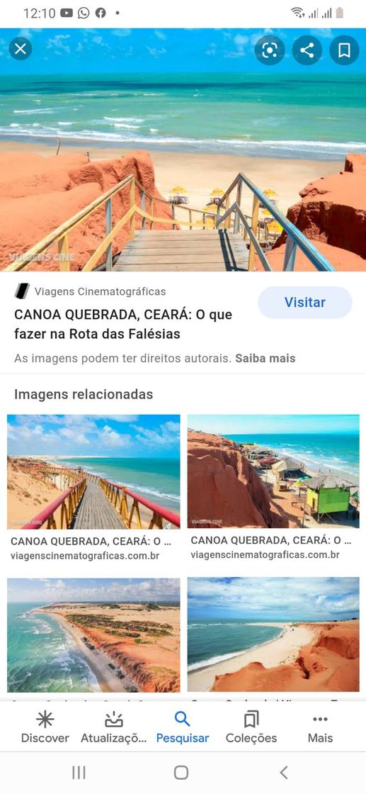 Lugar Canoa Quebrada - CE