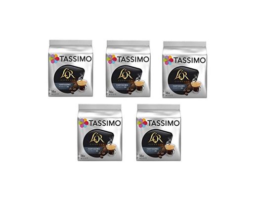 TASSIMO L'Or Café Fortissimo - 5 paquetes de 16 cápsulas