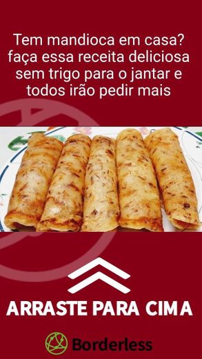 Tem mandioca em casa? faça essa receita deliciosa sem trigo 