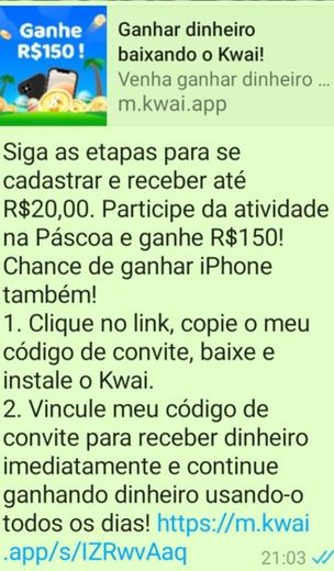  Participe da atividade na Páscoa e ganhe R$150! 