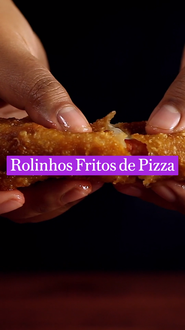 Fashion Rolinhos Fritos de Pizza