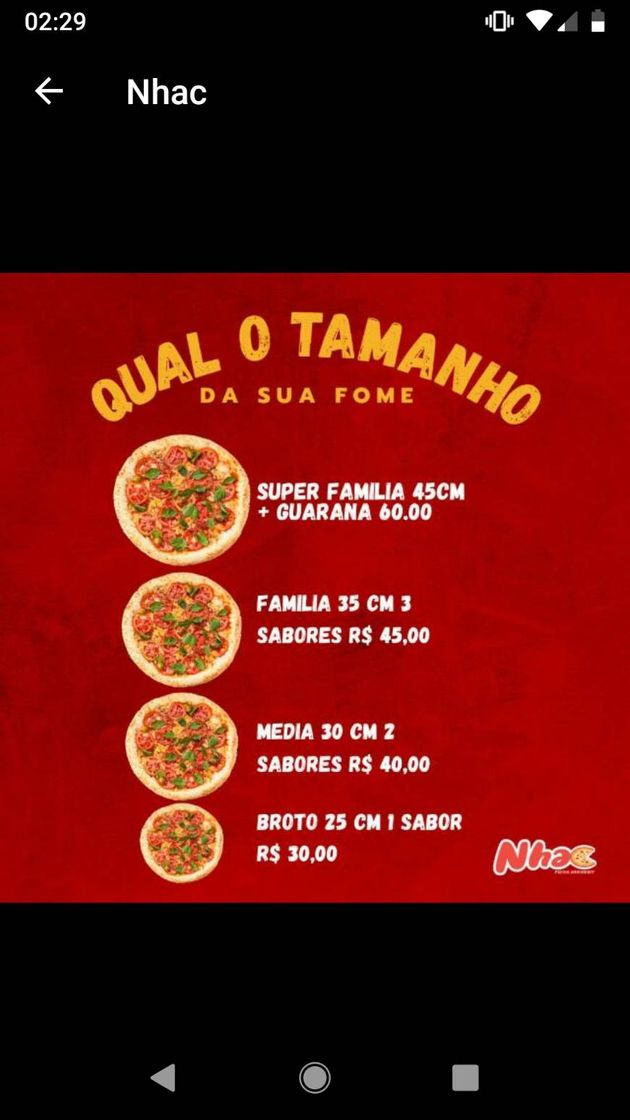 Restaurantes Nhac Pizza Poa