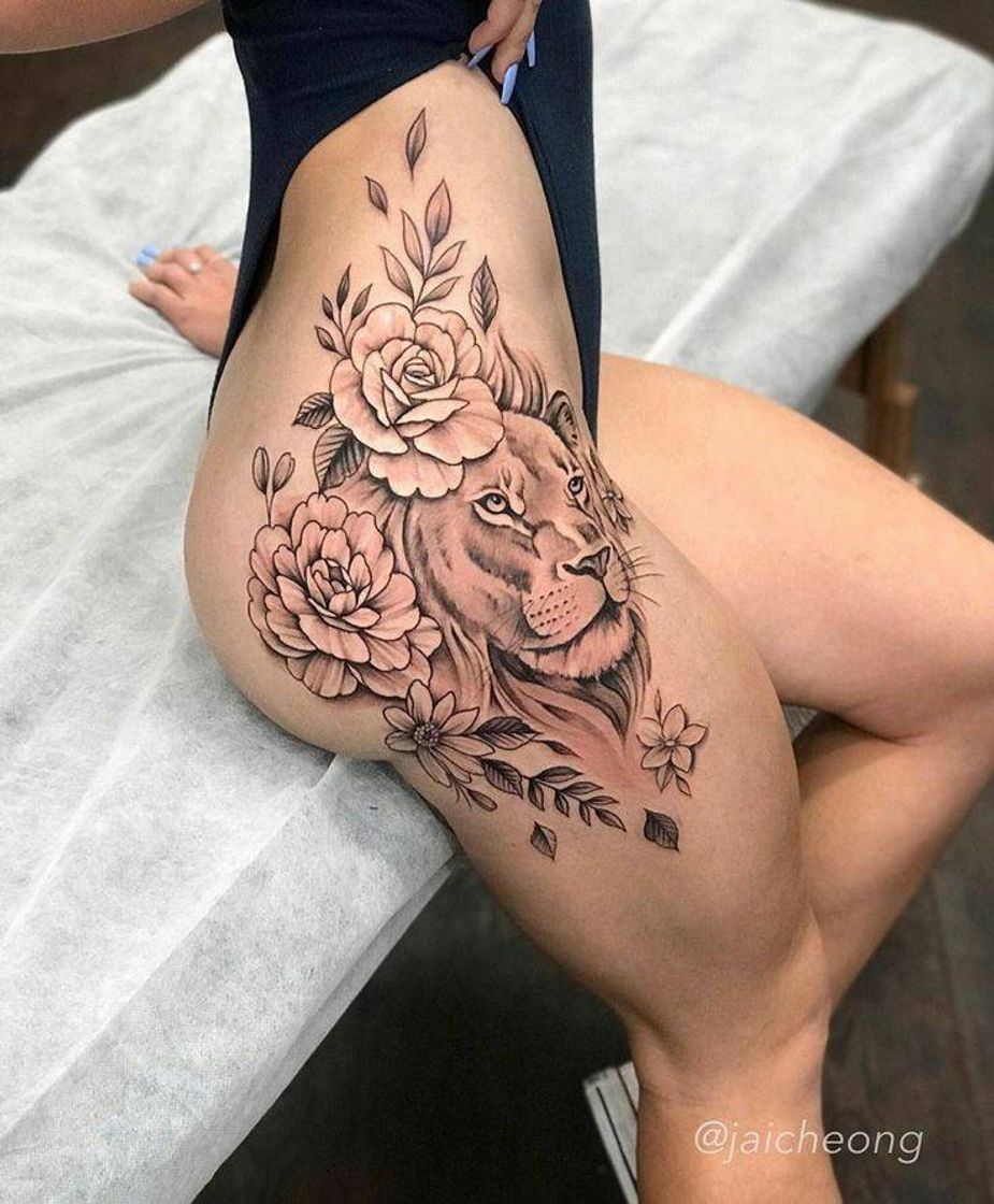 Moda Tatuagem leão 🦁