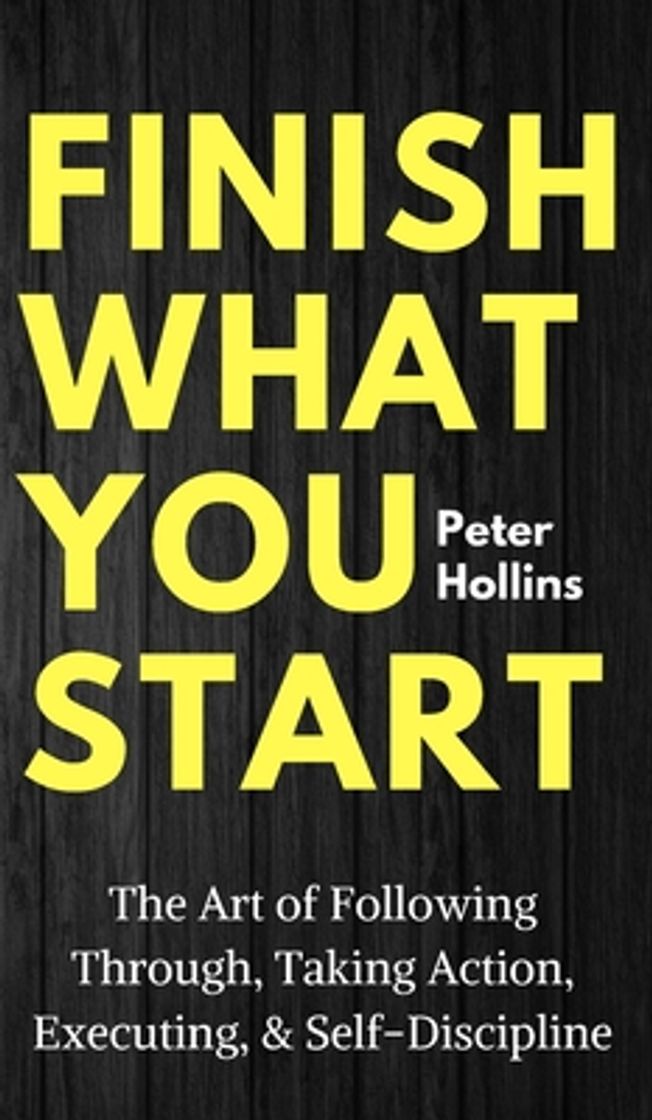 Libro Finish what you start