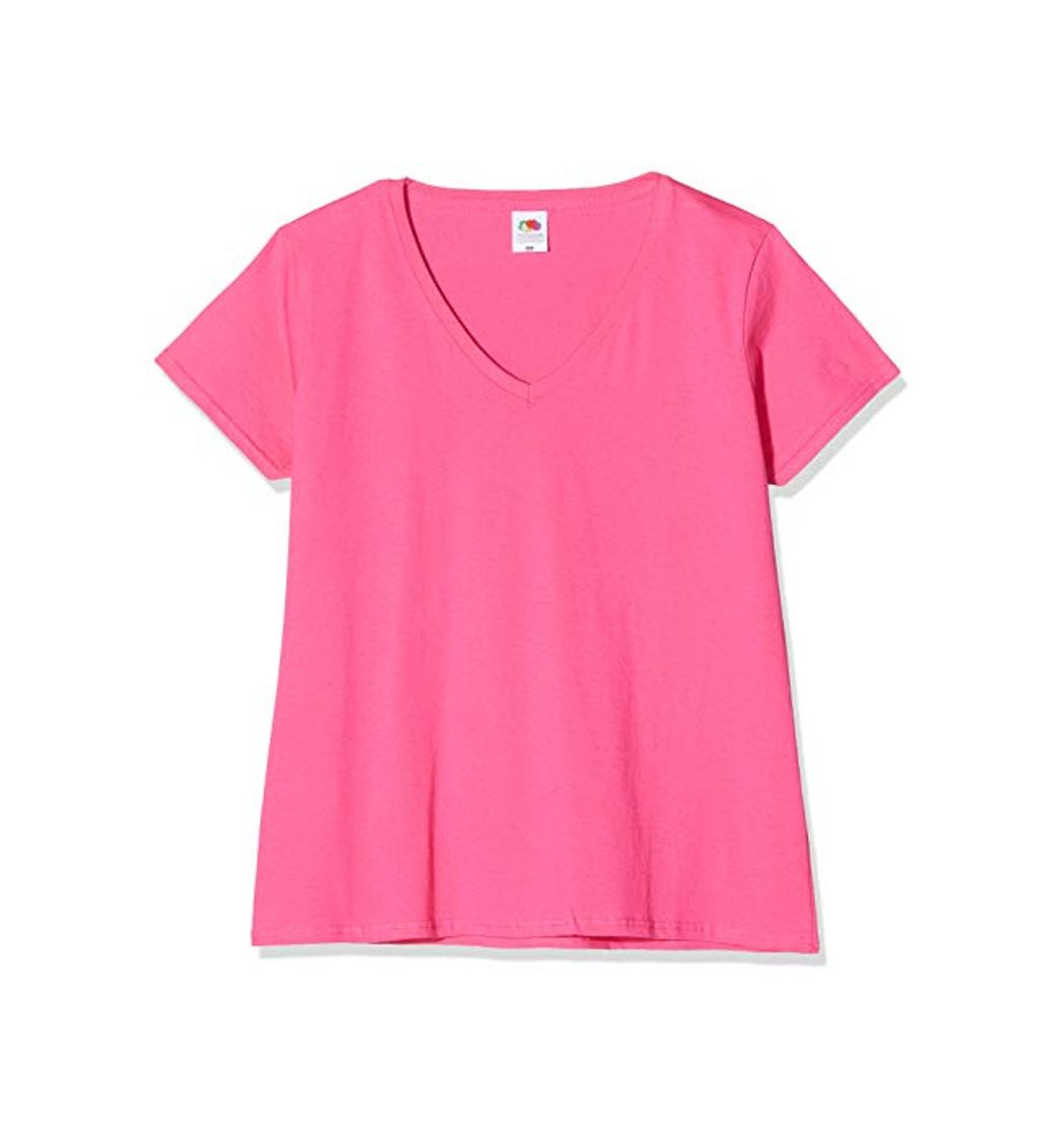 Fashion Fruit Of The Loom SS045M, Camiseta Para Mujer, Rosa