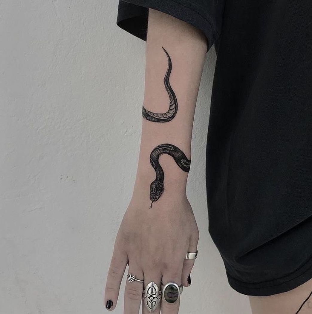 Moda Tatto snake 🐍 