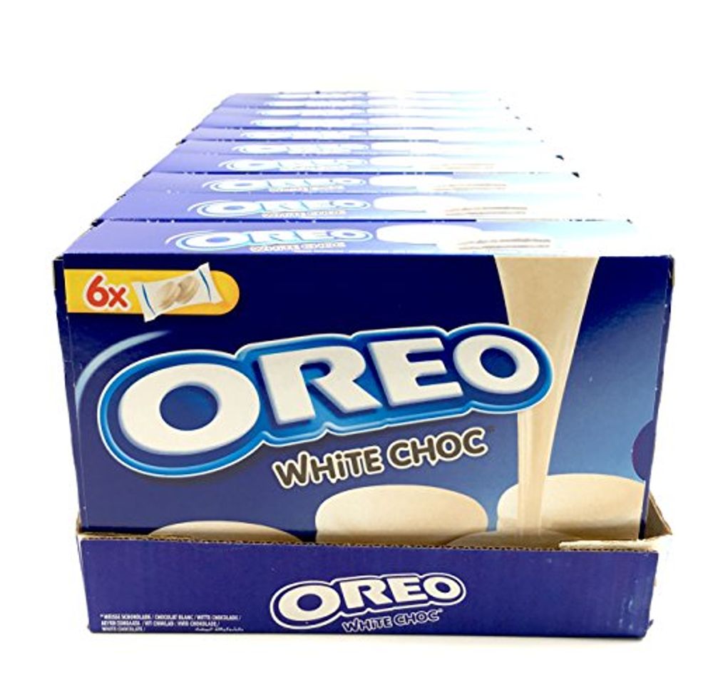 Producto OREO white choc Oreo cubiertas de chocolate blanco galletas 246g