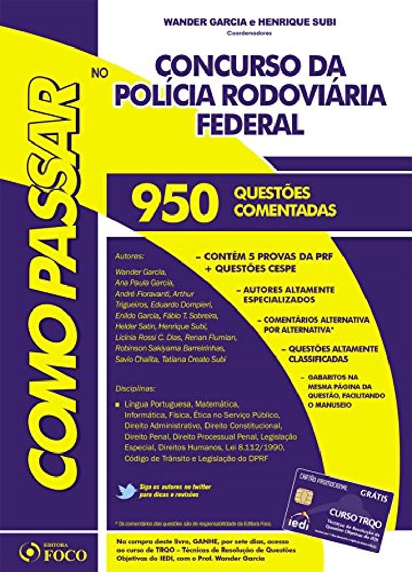 Libros Como Passar em Concursos da Policia Rodoviária Federal