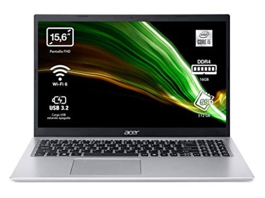 Acer Aspire 5 A515-56 - Ordenador Portátil 15.6" Full HD, Laptop