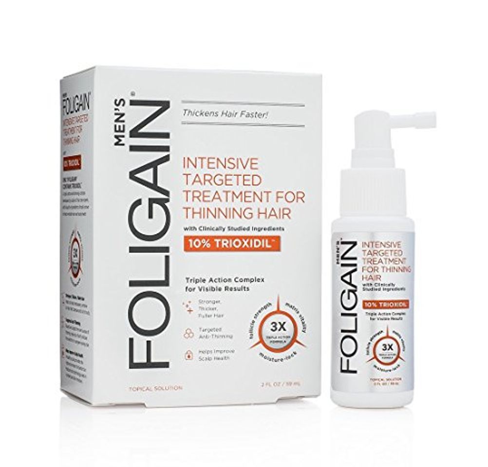 Products Foligain Tratamiento de regeneración del cabello para hombres con 10% de trioxidil