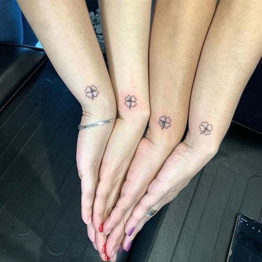 friends tattoo 🍀