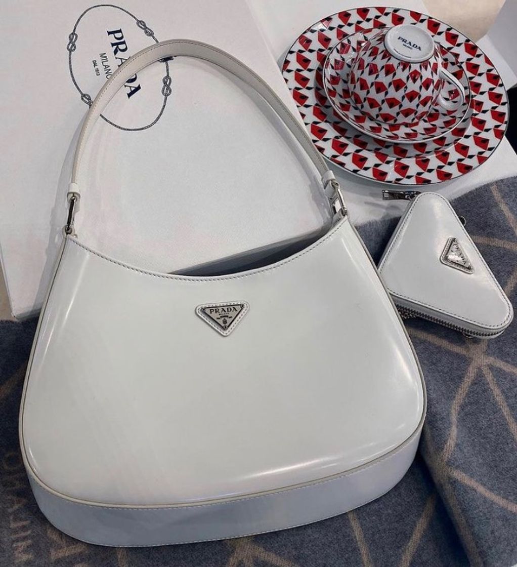 Fashion white prada cleo