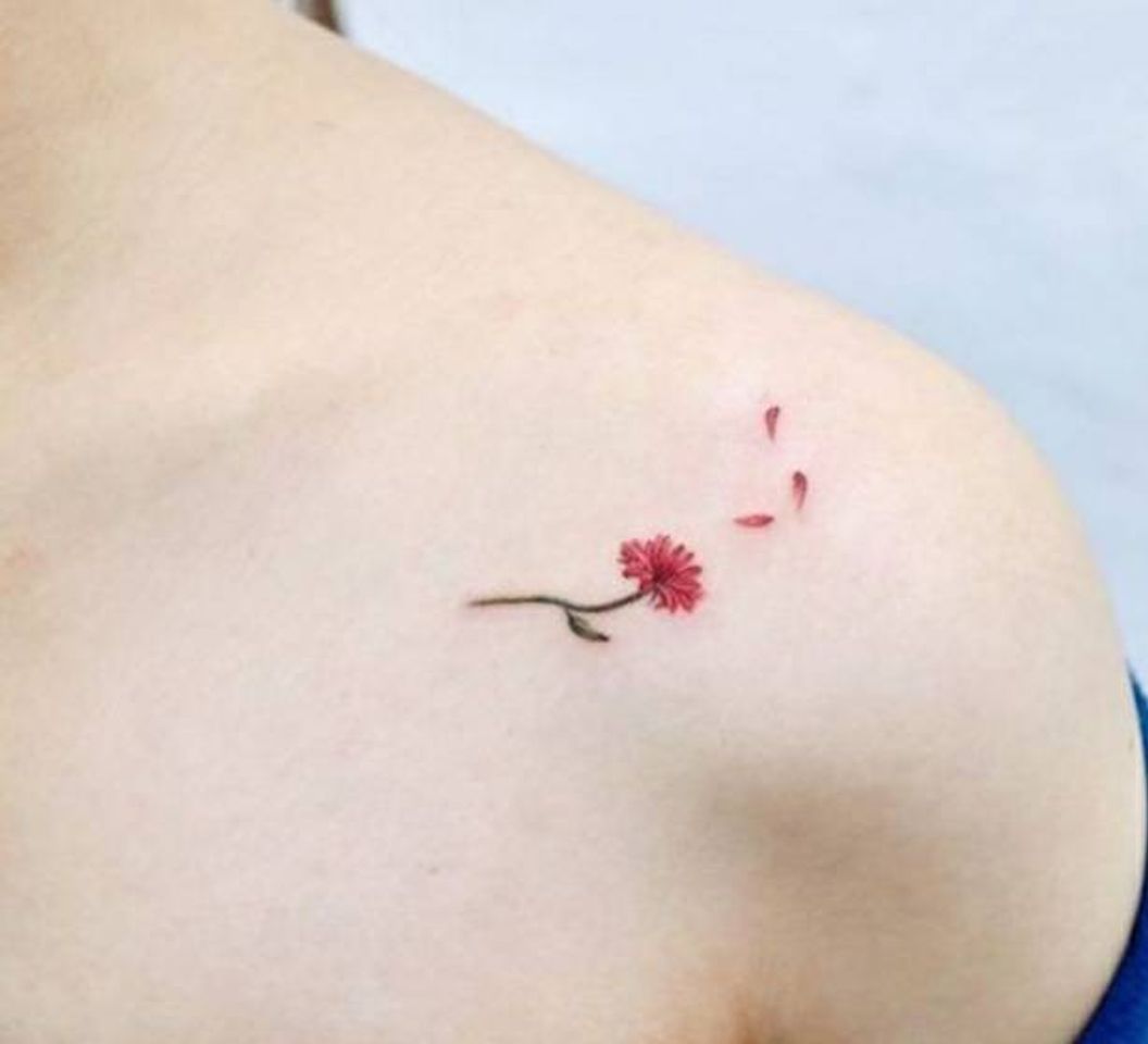 Moda Tatuagem de flor