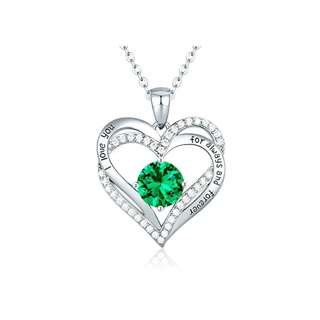 Social CDE Collar Corazón Forever Love Plata de Ley 925 Chapado en Oro