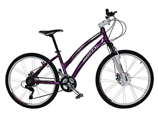 Gotty Bicicleta de montaña MTB Mujer CRS, Aluminio 26", con suspensión Zoom
