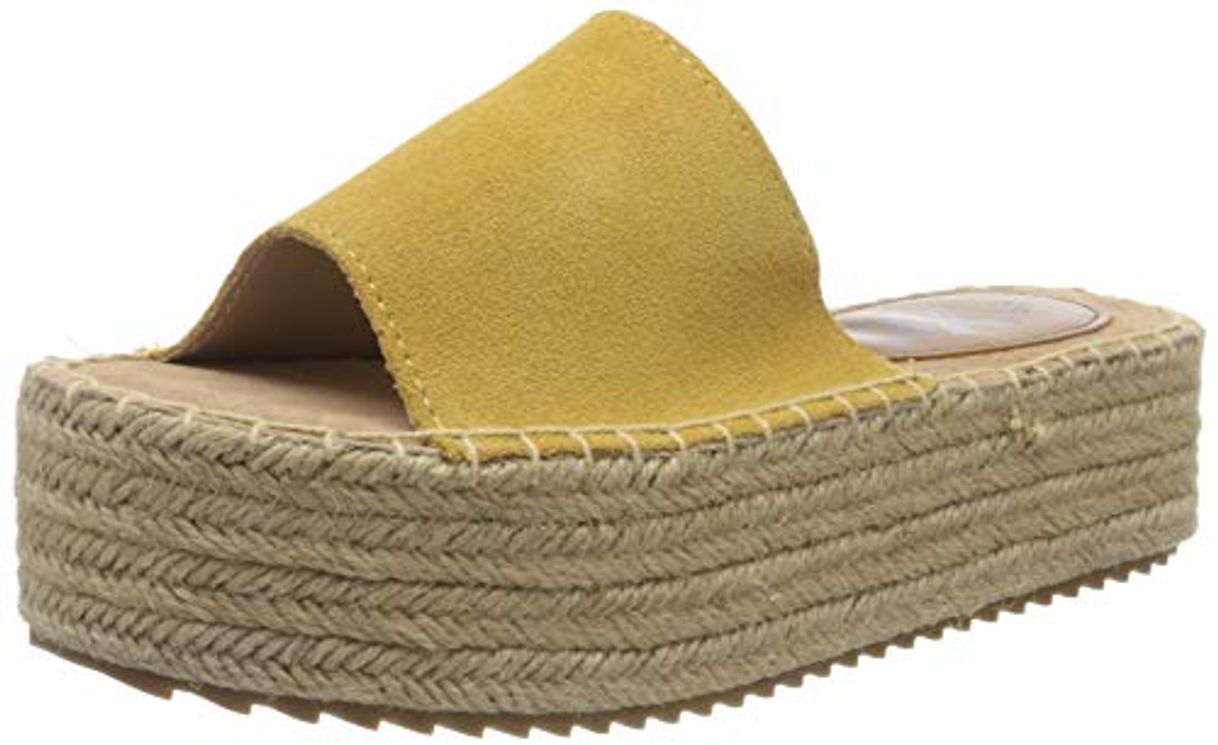 Social XTI 49133.0, Sandalias con Plataforma para Mujer, Amarillo