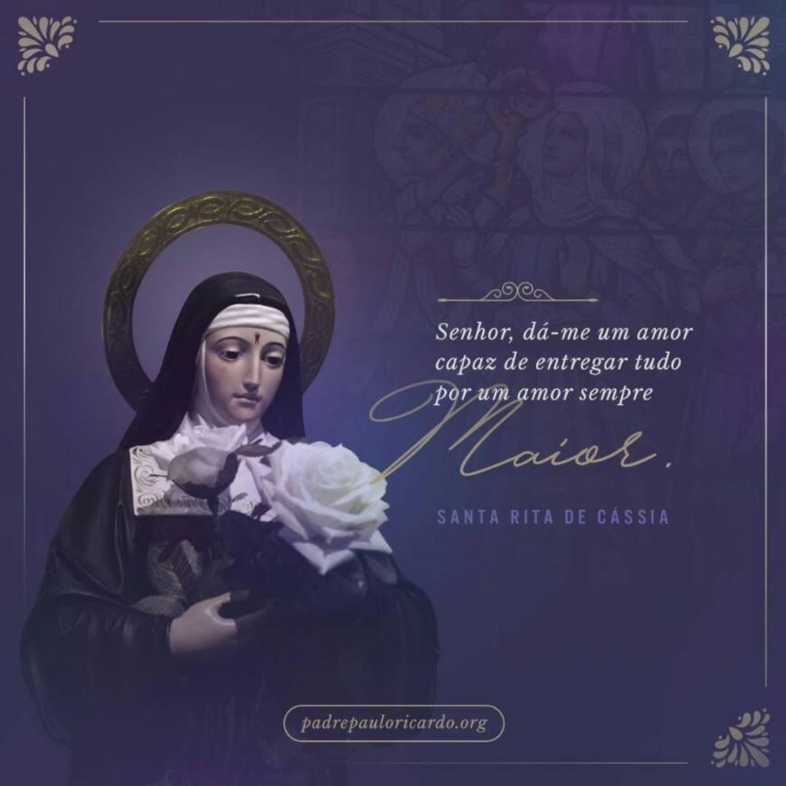 Fashion frase de Santa Rita de Cassia