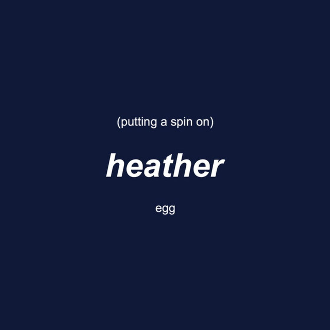 Música Putting a Spin on Heather