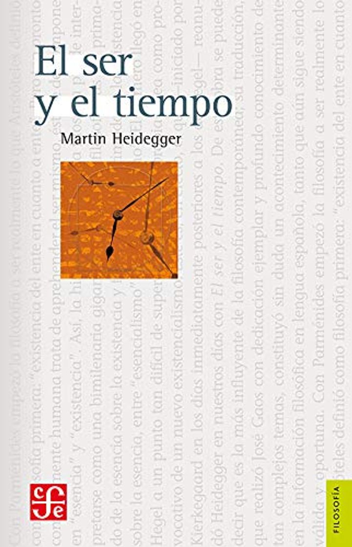 Libro El ser y el tiempo