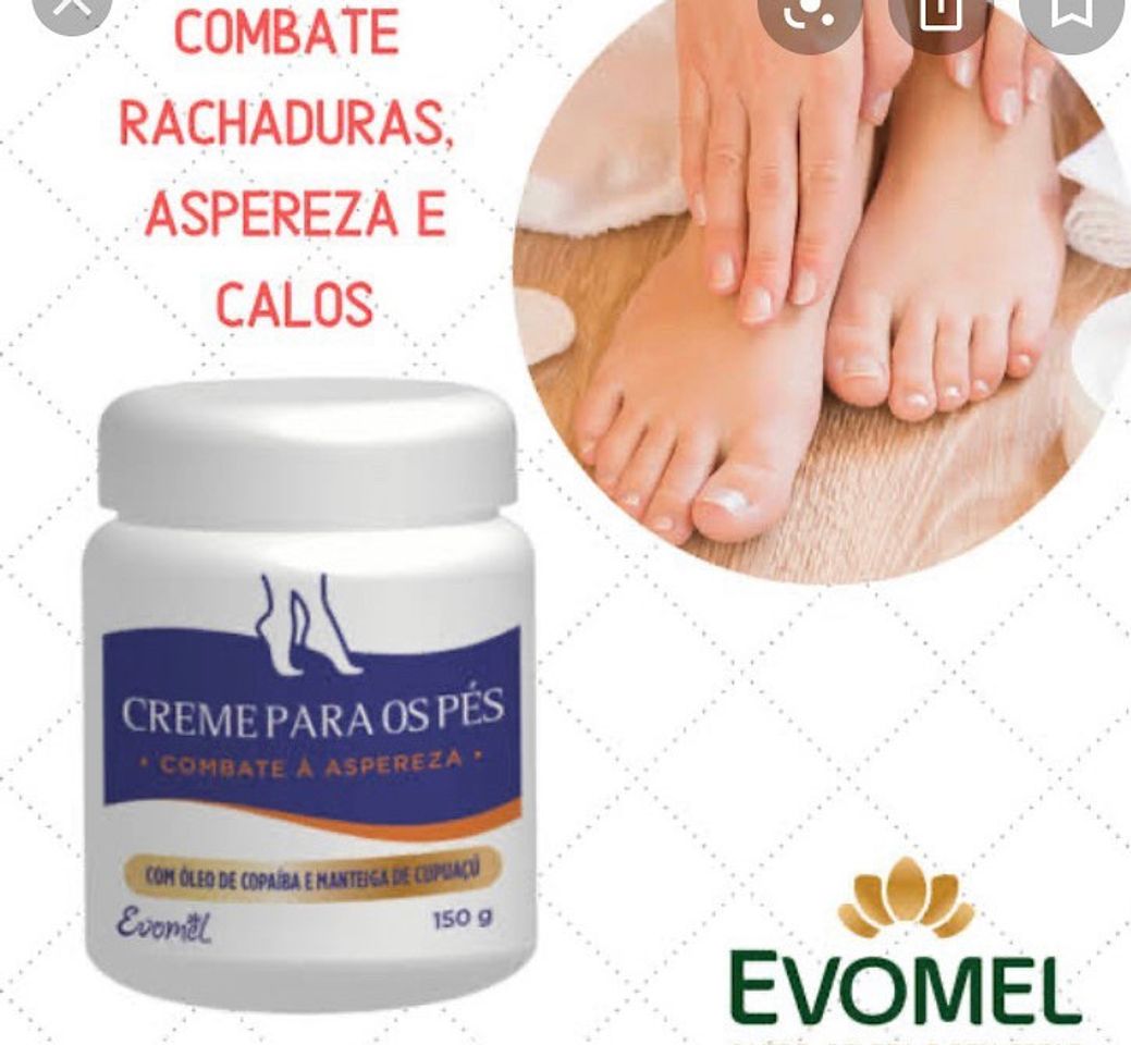 Moda Creme para os pés EVOMEL 