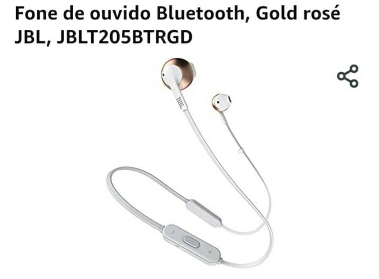 Moda Fone de ouvido Bluetooth, Gold rosé JBL, JBLT205BTRGD - Amazon