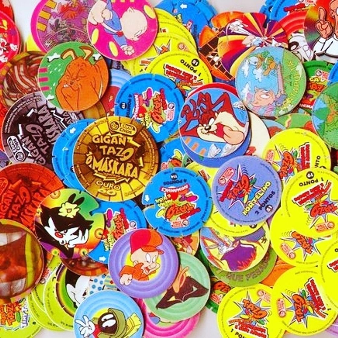 Moda Quem mais ai colecionava os tazos?