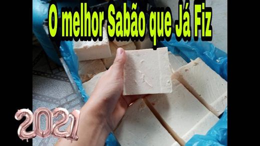 Sabão caseiro feito com Soda Líquida e óleo usado