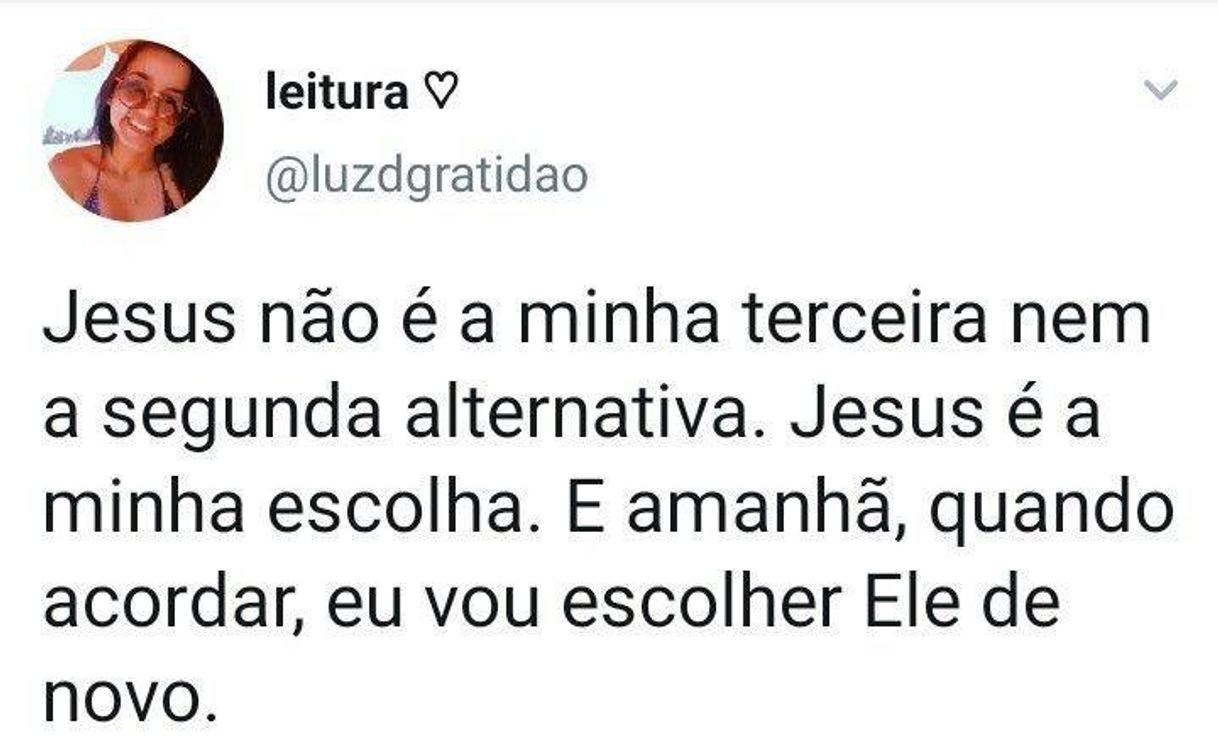 Moda Eu escolho Cristo todo dia ✨