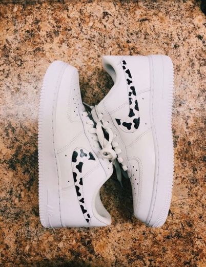 Cow print air force 1