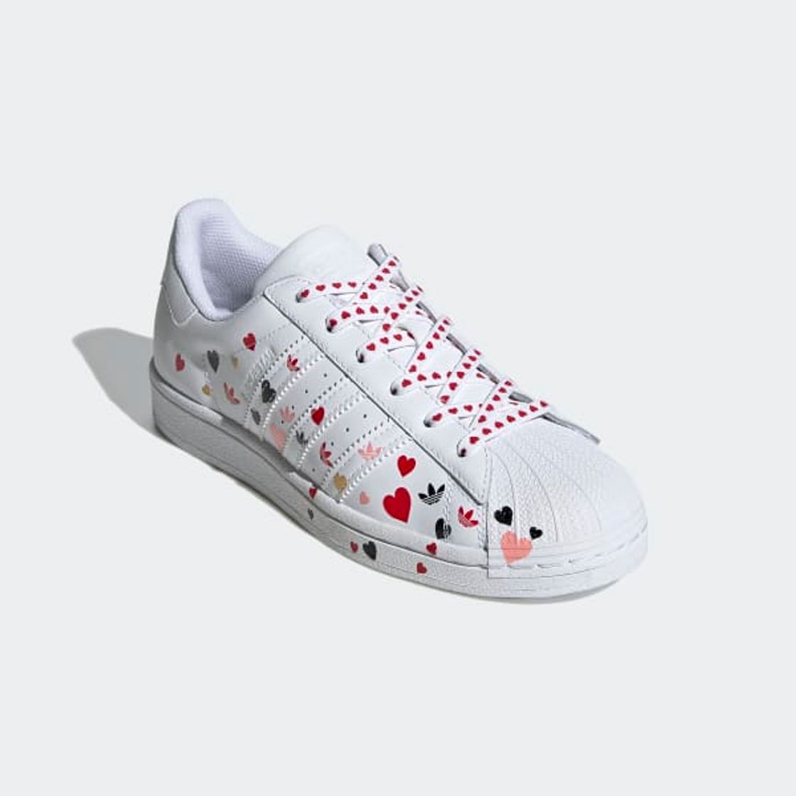 Fashion Women's Superstar White & Pink Shoes With Hearts | adidas US