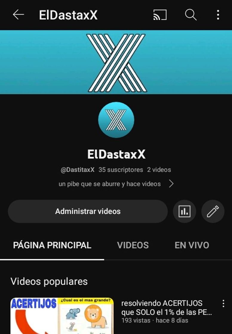 Moda mi canal de youtube