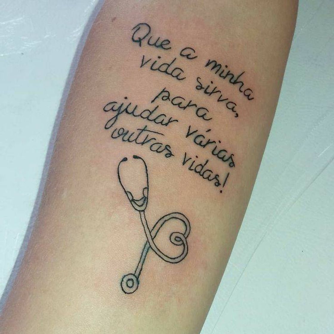 Fashion Tatuagem medicina 