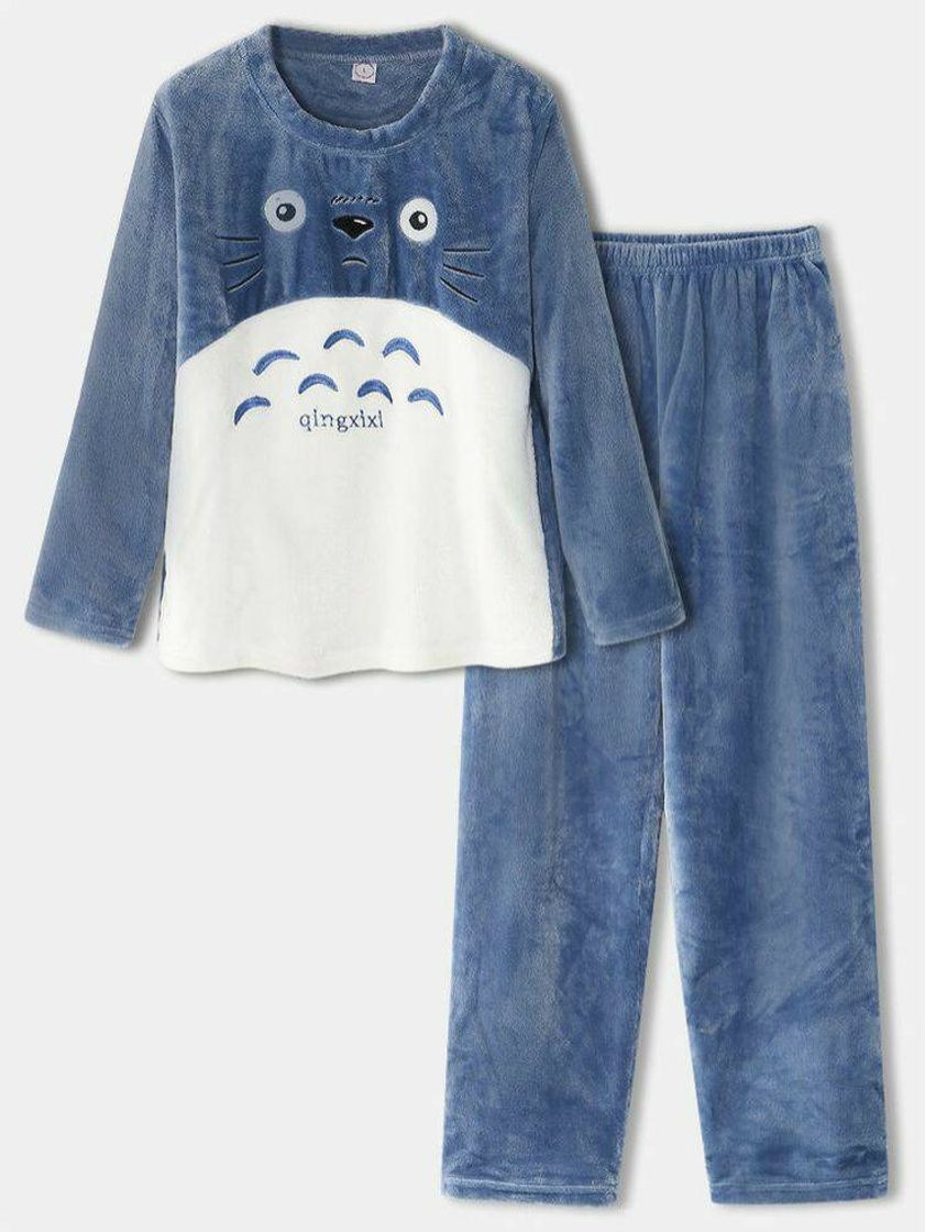 Social Pijama veludo azul